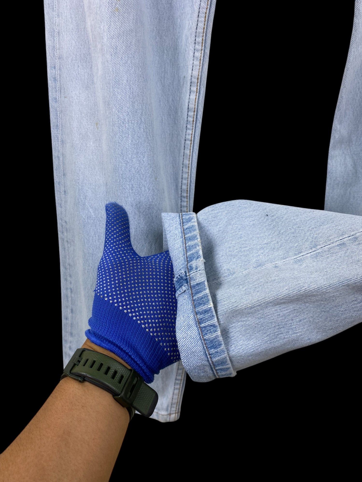 Levi's Vintage Clothing × Vintage W30x30 VINTAGE LEVIS 501 90s STONEWASH DIRTY button 555 Size US 30 / EU 46 - 11 Thumbnail