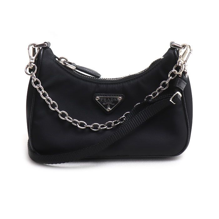 Prada Prada Prada Tessuto 2way shoulder bag Textile Crossbody Bag 1TT122 DUTY FREE for USA Size ONE SIZE - 1 Thumbnail