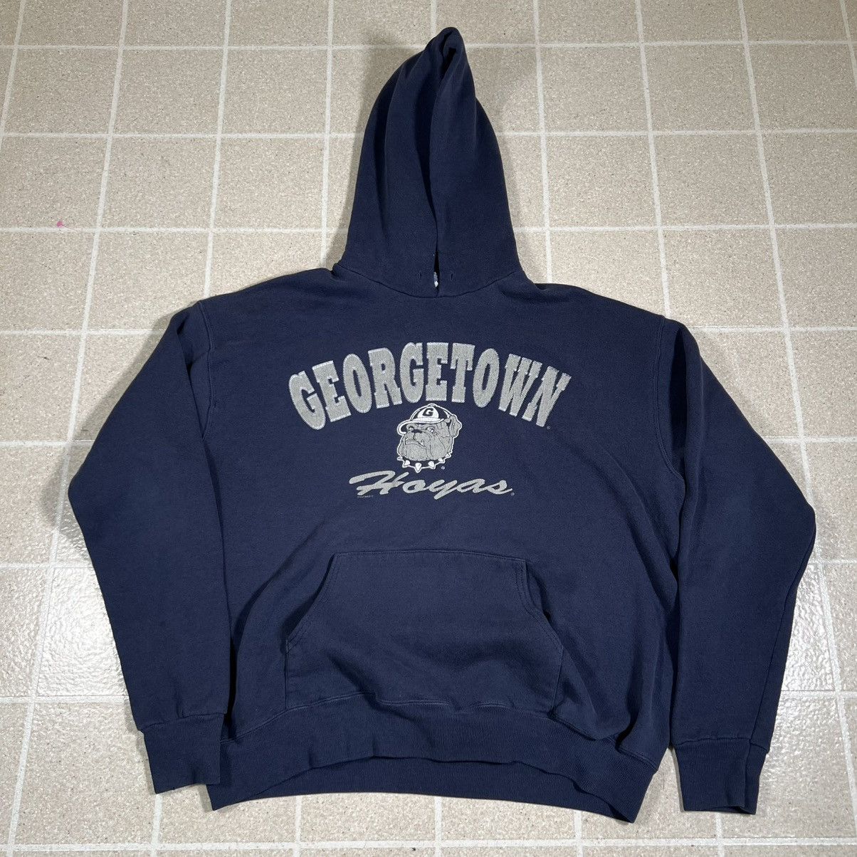 Nutmeg Vintage Georgetown Hoyas Hoodie Sweatshirt Lee Sport Nutmeg Size US L / EU 52-54 / 3 - 1 Thumbnail