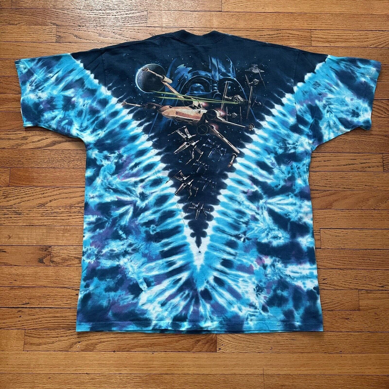 Liquid Blue × Vintage Vintage 1997 Liquid Blue Star Wars Tie Dye T-Shirt XL Size US XL / EU 56 / 4 - 4 Thumbnail