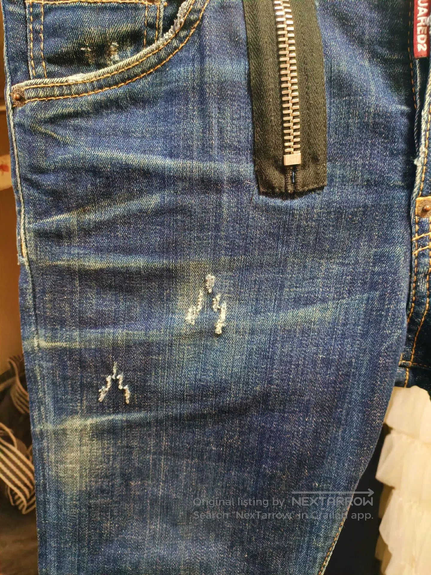 Dsquared2 Dsquared2 Double Zipper Ring Jeans. Size US 28 / EU 44 - 4 Thumbnail