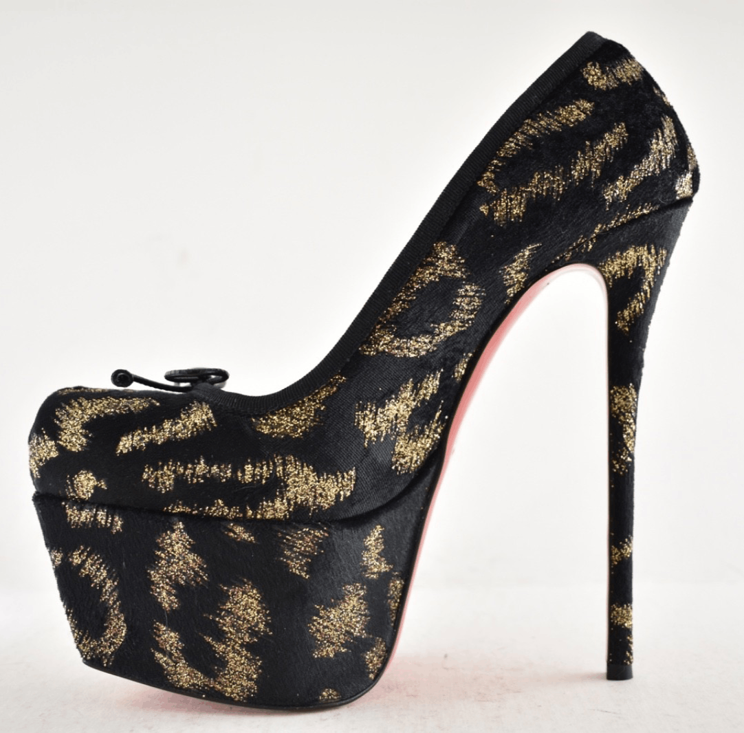 Christian Louboutin Cassia Nodo Alta 160 Black Platform Ballet Heel Pump 36 Size US 6 / IT 36 - 13 Thumbnail