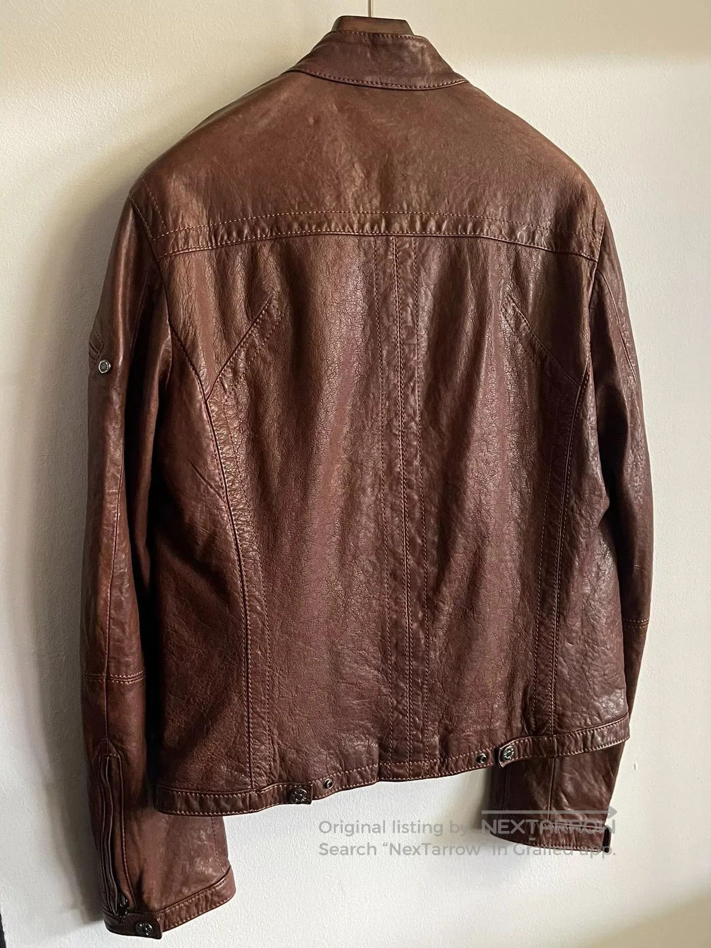 Dirk Bikkembergs Dirk Bikkembergs Leather Motorcycle Jacket. Size US M / EU 48-50 / 2 - 7 Thumbnail