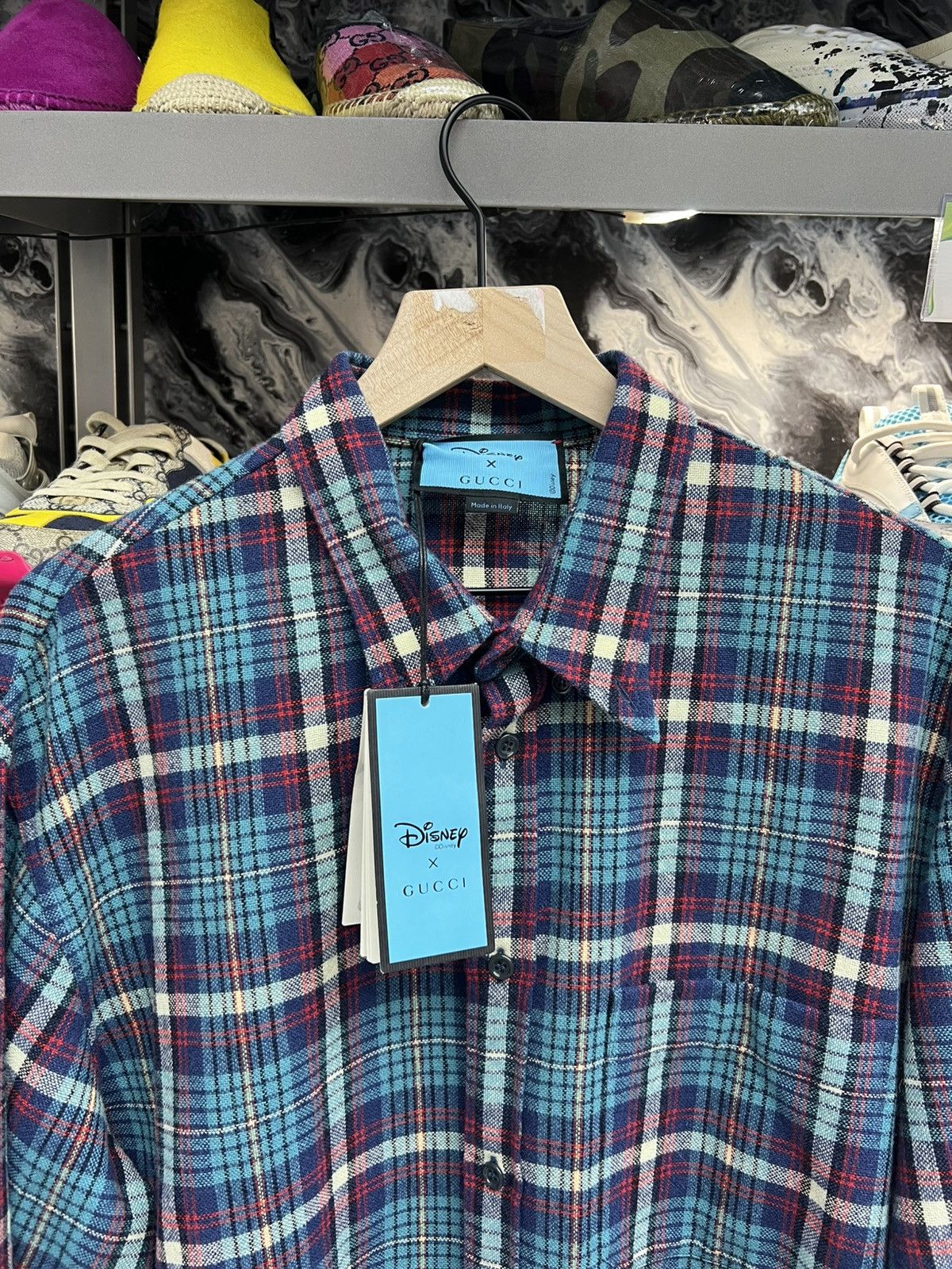 Gucci Gucci x Disney Donald Duck Flannel Size US M / EU 48-50 / 2 - 8 Thumbnail