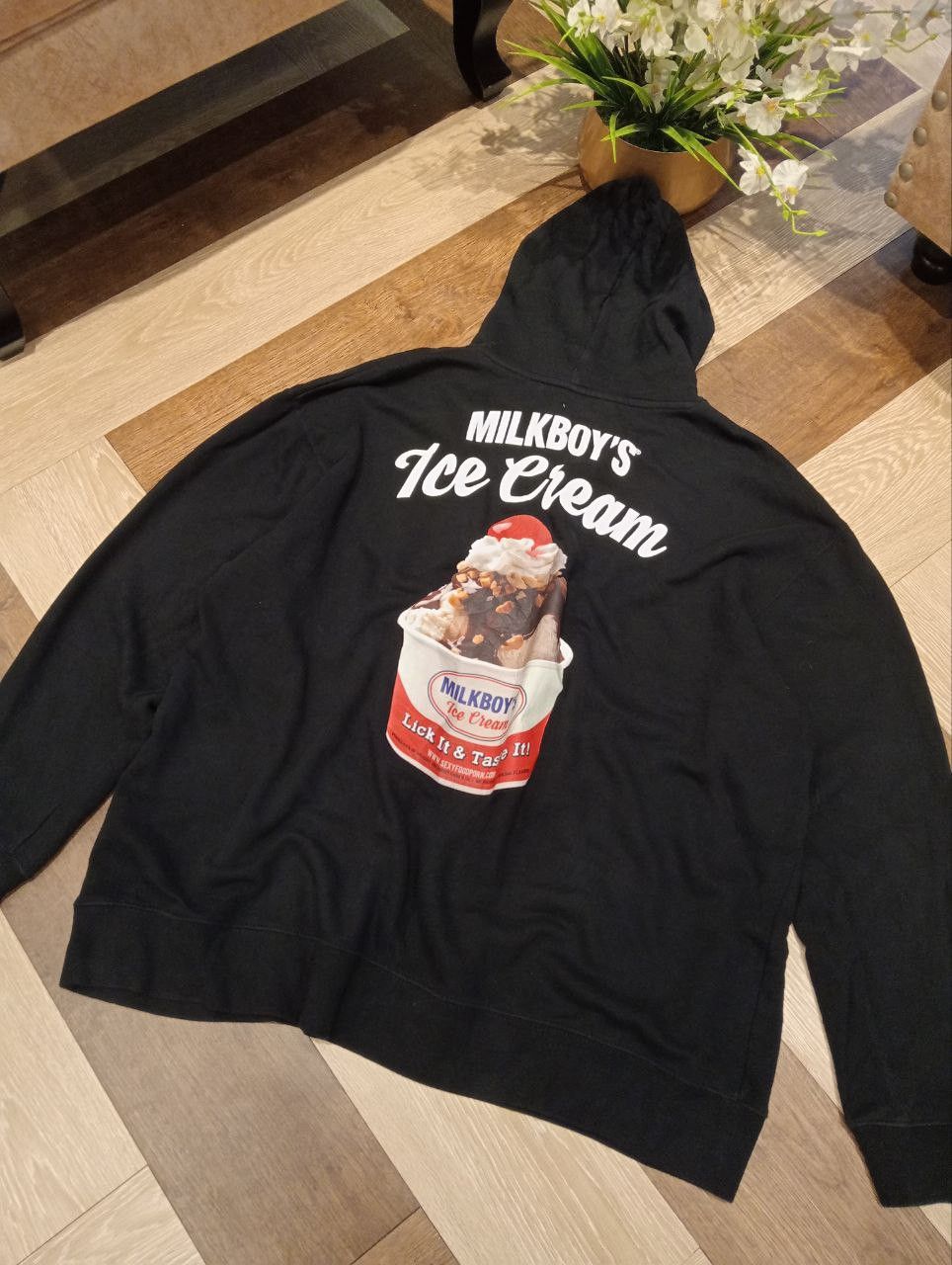 Japanese Brand JAPANESE MILKBOY ICE CREAM OVERSIZED HOODIE Size US XL / EU 56 / 4 - 4 Thumbnail