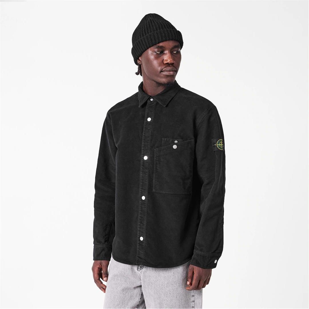Stone Island o1g2r1mq0526 MSkin Overshirt in Black Size US M / EU 48-50 / 2 - 3 Thumbnail