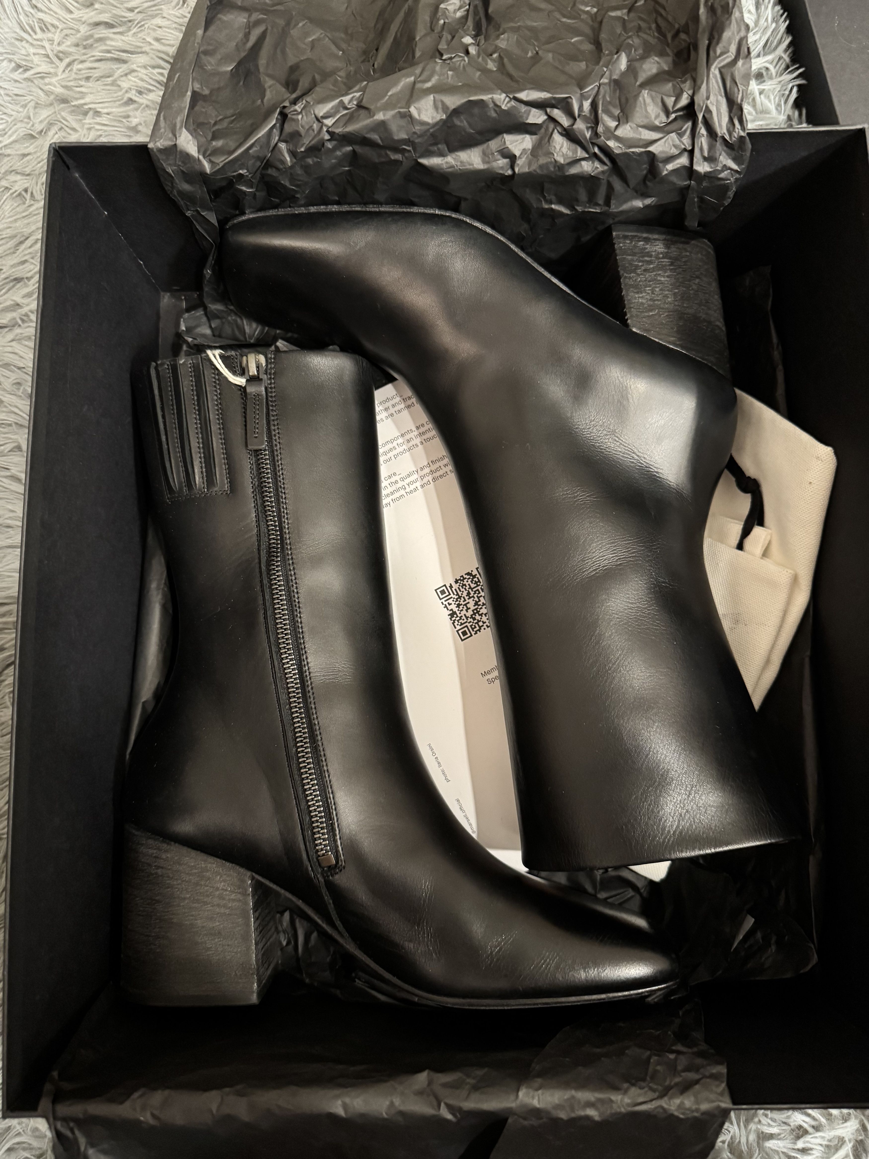 Marsell Marsell Pinneta Tronchetto Block Heel Boot Size US 7.5 / IT 37.5 - 2 Thumbnail