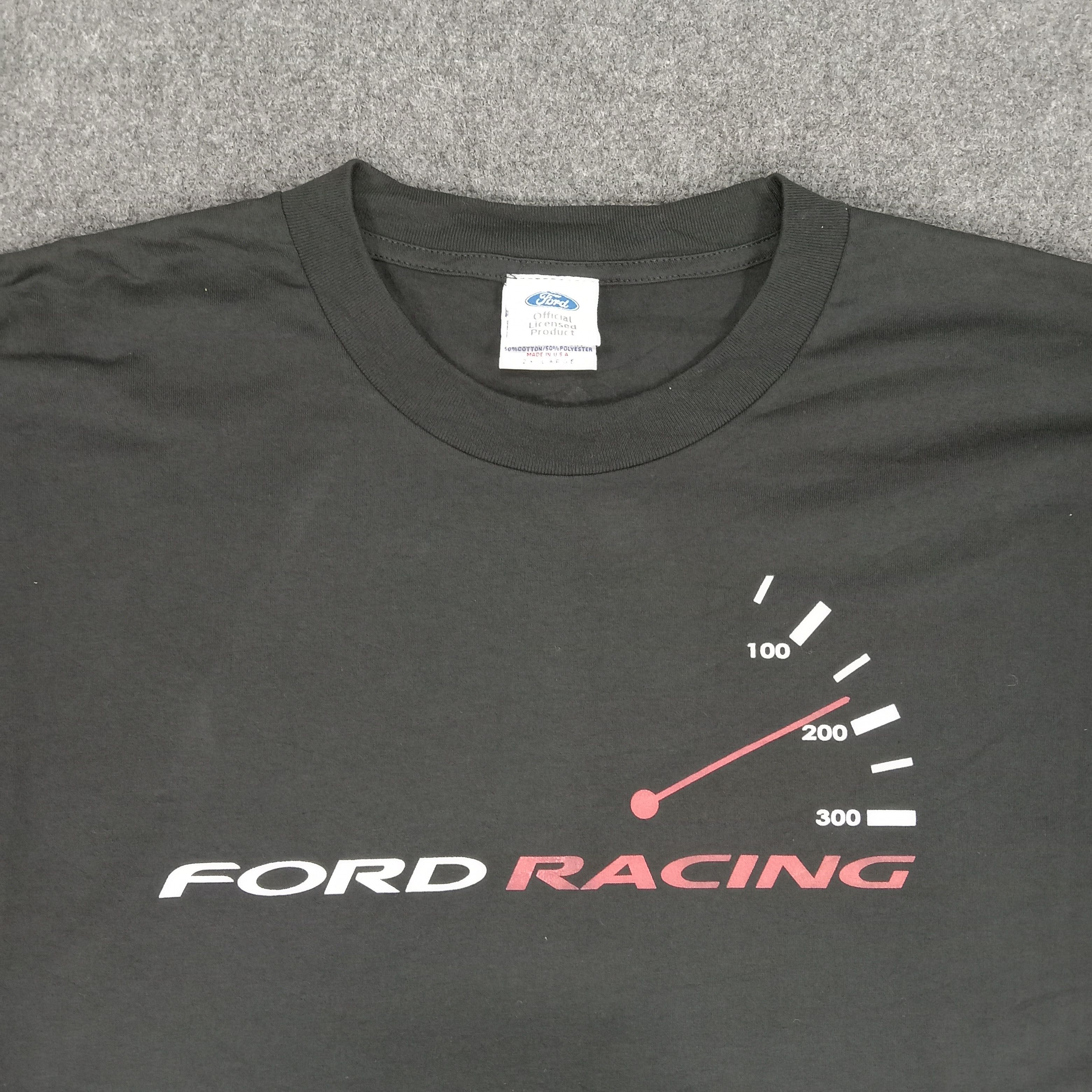 Ford × Vintage FORD Racing American Automobile Meter Design Tshirt Size US XXL / EU 58 / 5 - 2 Thumbnail