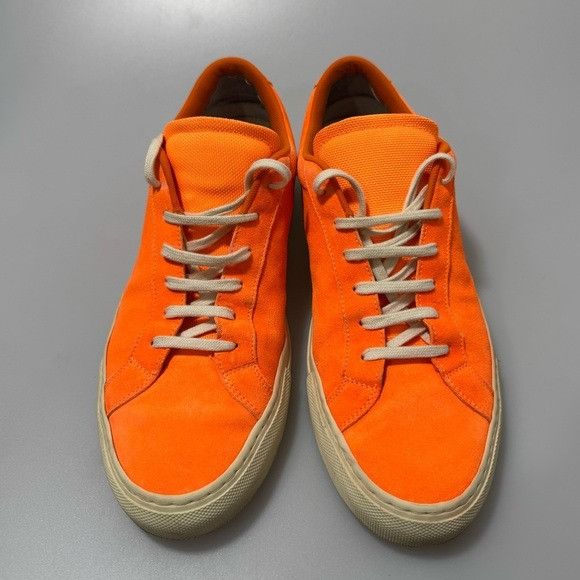 Common Projects Common Projects Achilles Fluo Sneakers Orange Suede Men’s EU Size US 8 / EU 41 - 1 Thumbnail