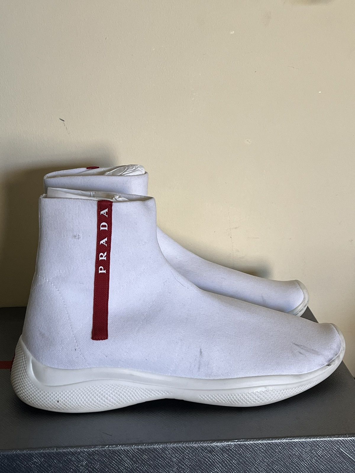 Prada Prada Linea Rosa Sock Sneakers Size US 10 / EU 43 - 6 Thumbnail