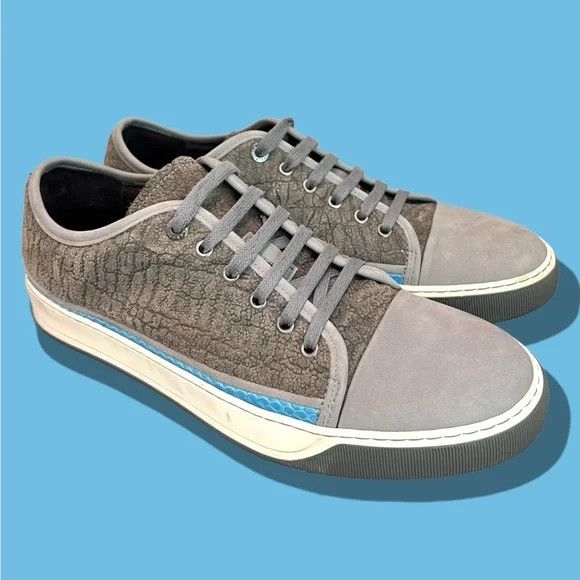 image of Lanvin O1Mj1Ld1Sgn0324 Sneakers In Multicolor, Men's (Size 8)