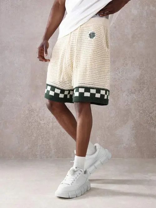 Jean × Vintage Knittedl Vintage Retro OldMoney Shorts Size US 34 / EU 50 - 3 Thumbnail