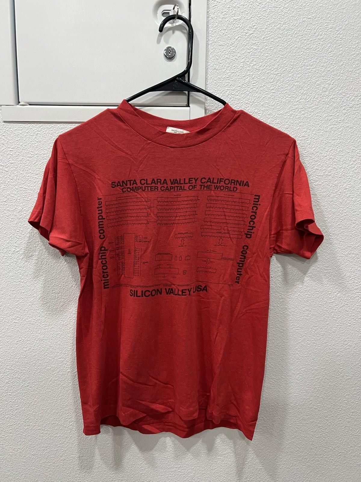 Hanes 70s Santa Clara Microchip Tee Size US S / EU 44-46 / 1 - 1 Thumbnail