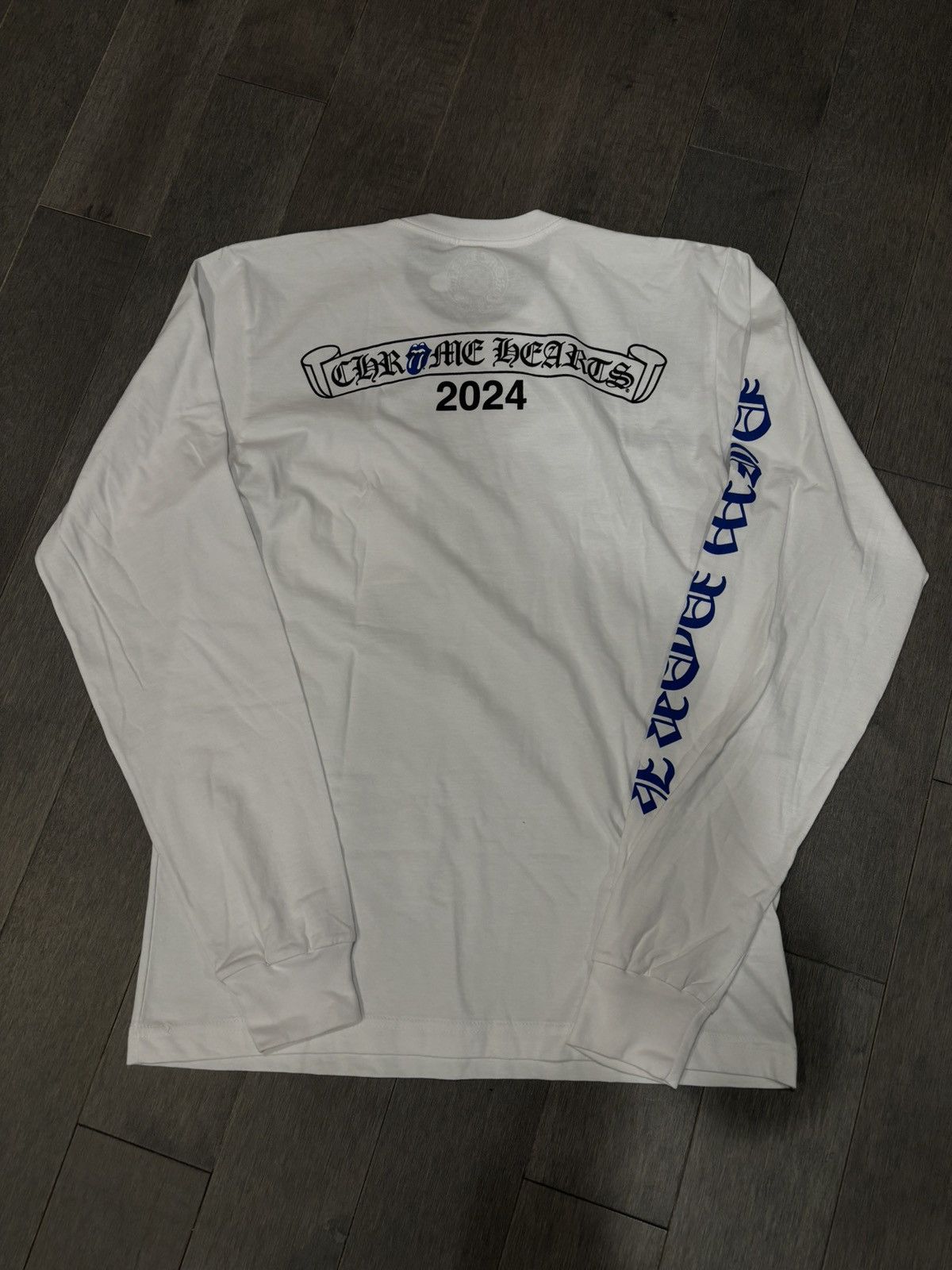 Chrome Hearts Chrome Hearts Rolling Stone white LS T shirt medium Size US M / EU 48-50 / 2 - 1 Thumbnail