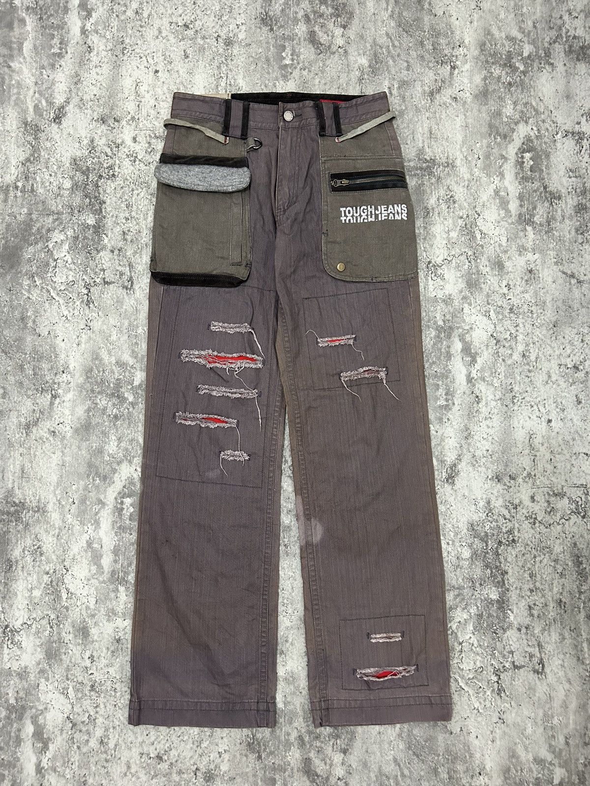 Hysteric Glamour Tough Jeans Smith Faded Distressed Pants Size US 31 - 1 Thumbnail
