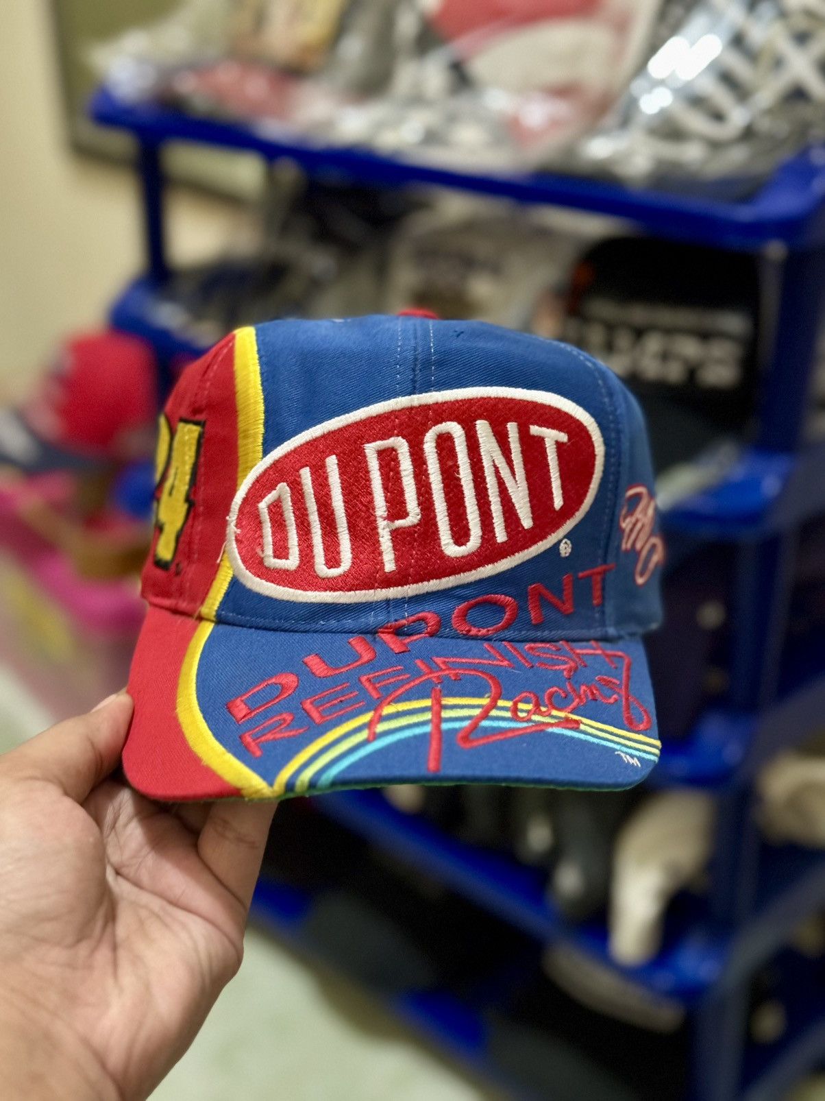 NASCAR × Vintage Jeff Gordon Hat Snapback Nascar 24 Dupont Paint Size ONE SIZE - 1 Thumbnail