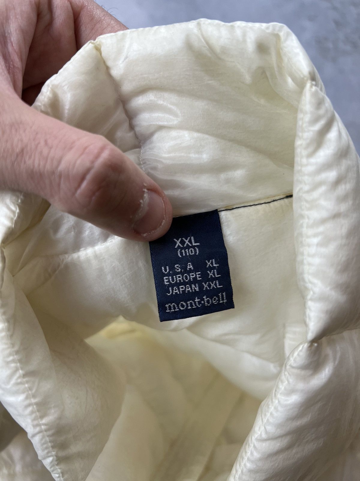 Montbell Vintage Montbell zero point ex 1000 micro puffer jacket Size US XL / EU 56 / 4 - 9 Thumbnail