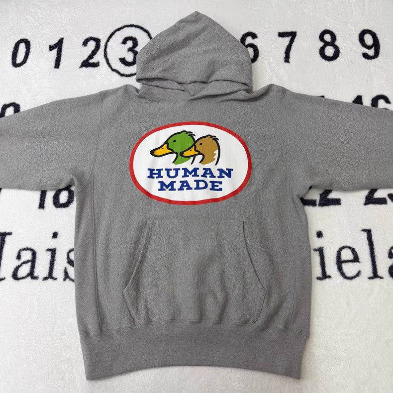 Human Made Human Made Classic Duck Print Grey Hoodie。Q10 Size US XXL / EU 58 / 5 - 1 Thumbnail