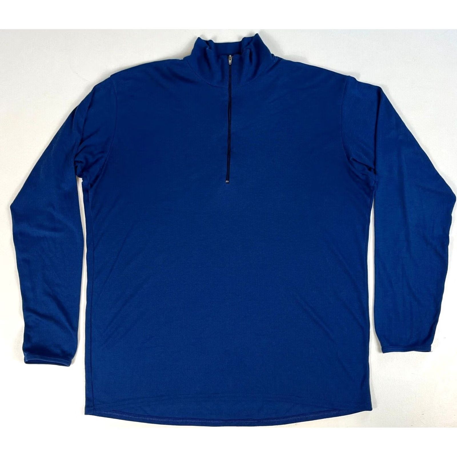 Patagonia VINTAGE Patagonia Capilene Men's 1/4 Zip Long Sleeve Pullover Base Layer Size L Blue Pullover Breathable Lightweight Stretch 1/4 Zip Made in USA Mens Size US L / EU 52-54 / 3 - 2 Thumbnail