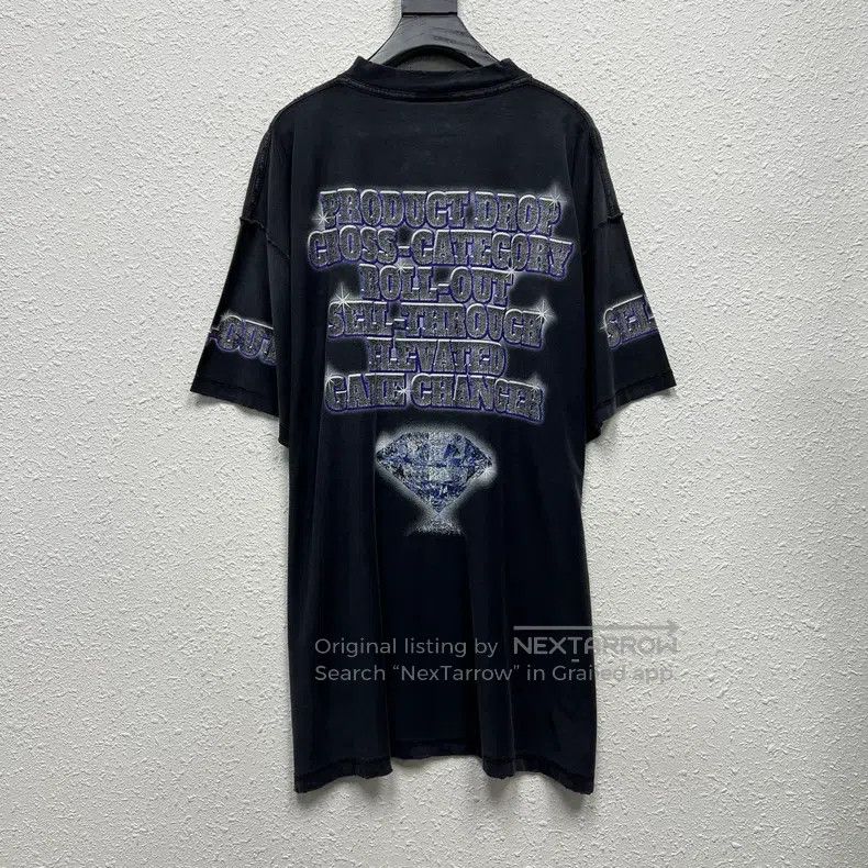 Balenciaga Balenciaga Black washed short-sleeve Size US L / EU 52-54 / 3 - 2 Thumbnail