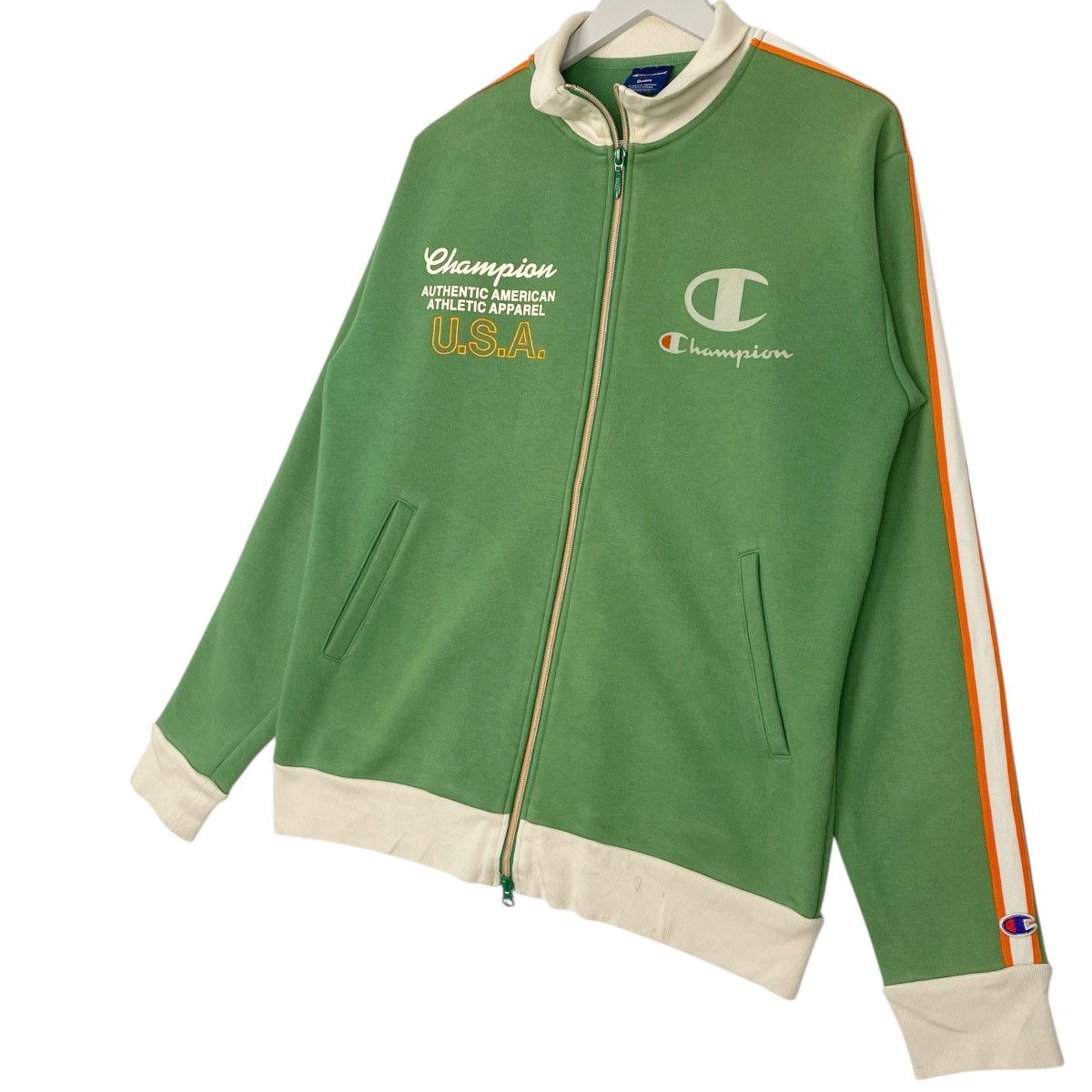 Vintage Vintage Champion Full Zip Sweater Pullover Jumper Size L Size US L / EU 52-54 / 3 - 2 Thumbnail