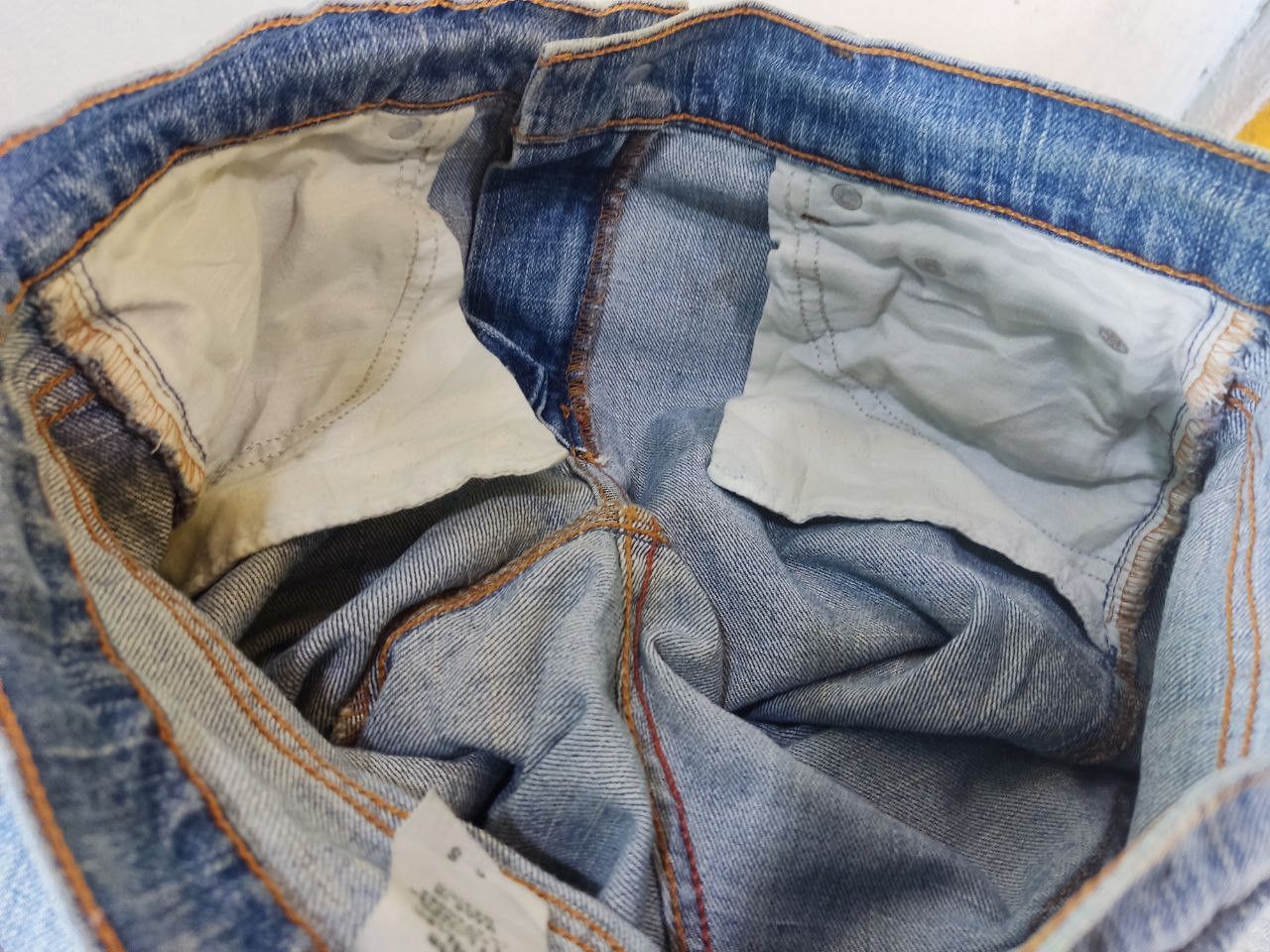 Levi's vintage levis 515 bootcut flare denim nice design Size 33" - 4 Thumbnail