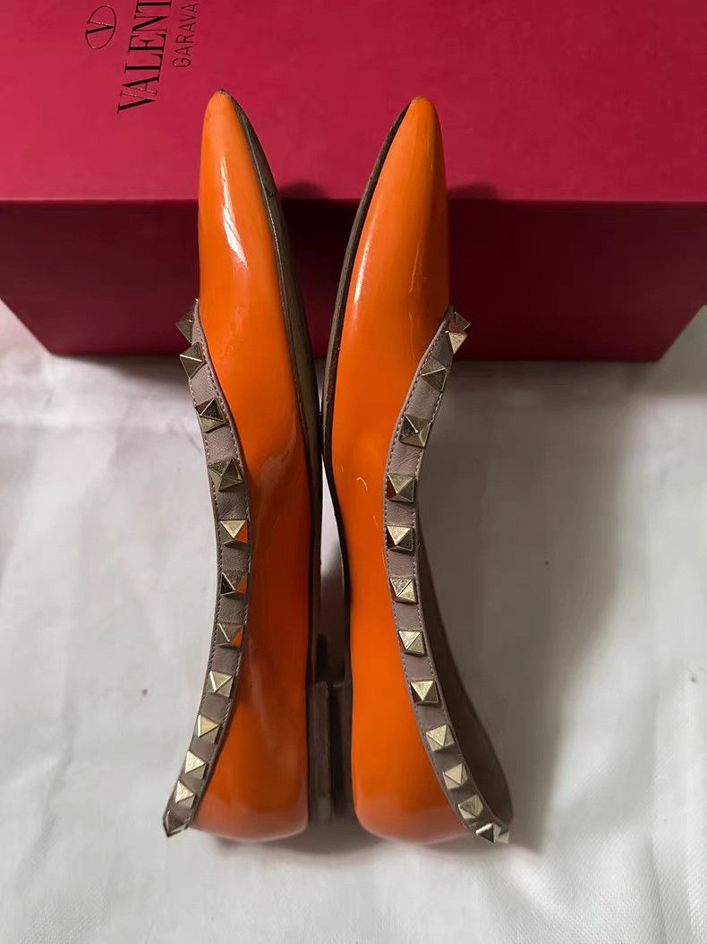 Valentino Valentino Women's Rockstud Ballet Flats Q9 Size US 6 / IT 36 - 8 Thumbnail