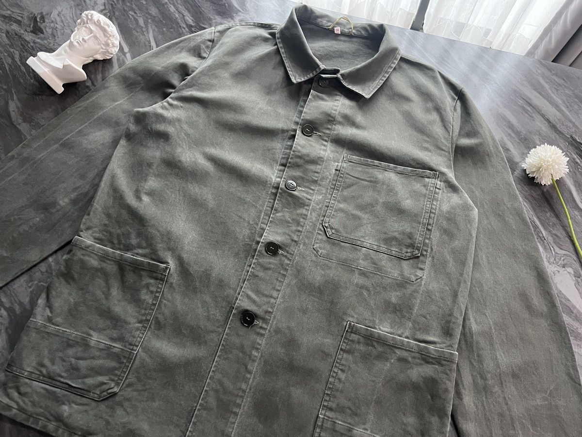 Vintage Vintage Military : France Moleskin Green Size US L / EU 52-54 / 3 - 5 Thumbnail