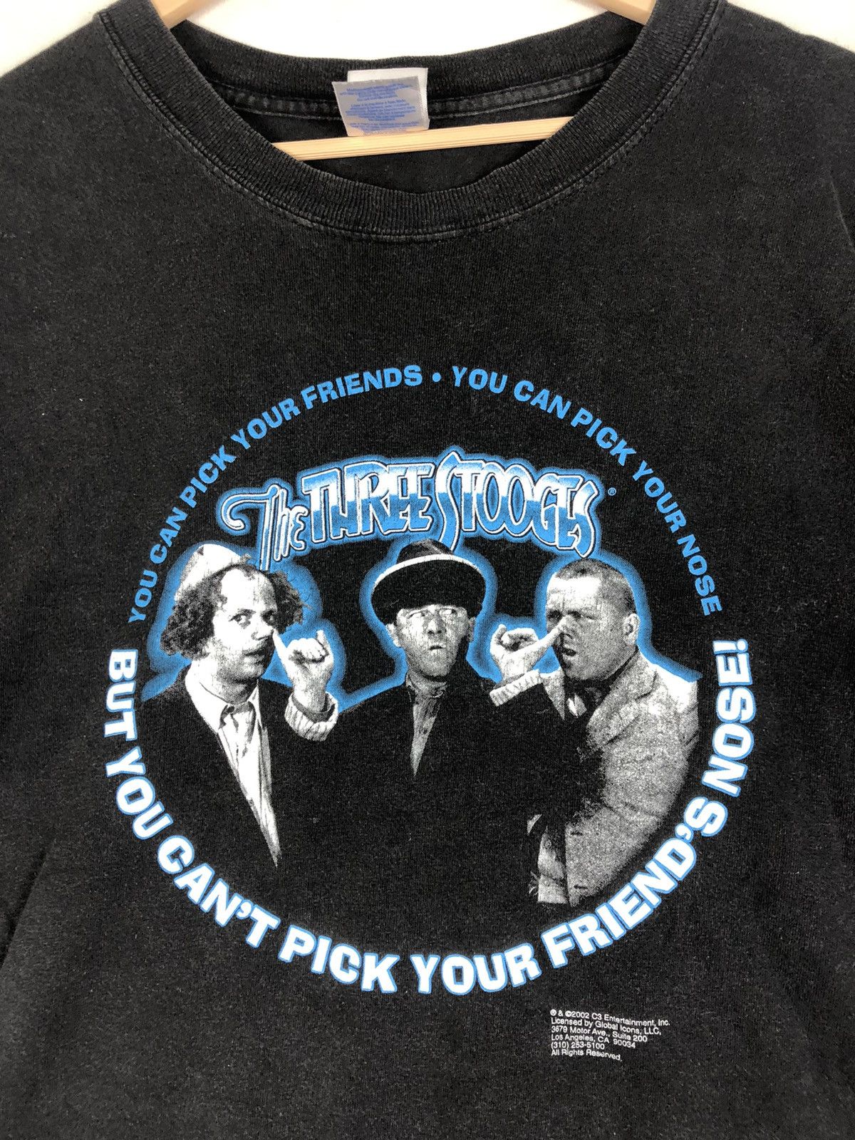 Vintage Vintage Y2K The Three Stooges T Shirt Size US XL / EU 56 / 4 - 8 Thumbnail