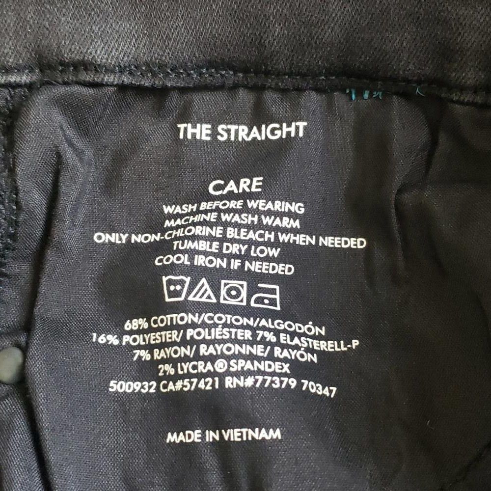 Ann Taylor CT913 Ann Taylor Black "The Straight" Jean Size 12 Size 34" / US 12 / IT 48 - 7 Thumbnail