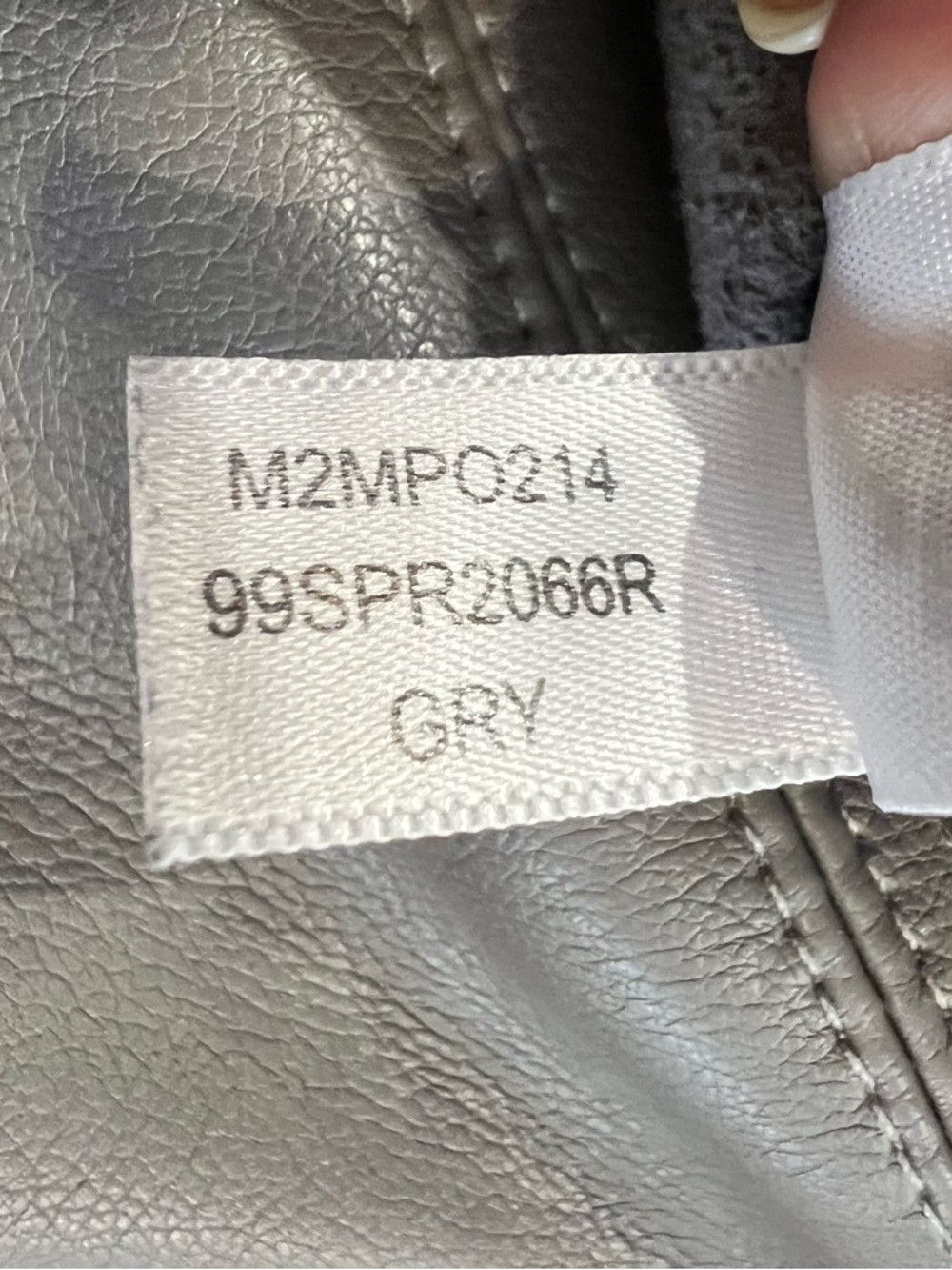 Other Marc New York Andrew Marc Faux Leather Pants Gray Slim Fit Size 28" / US 6 / IT 42 - 4 Thumbnail