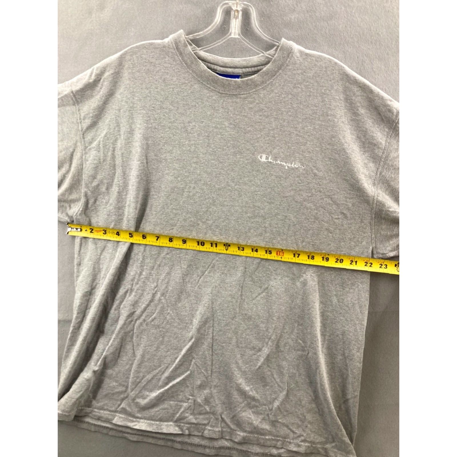 Champion Champion T-Shirt Mens Large Gray Jersey Tee Logo Y2K Sports Crewneck Size US L / EU 52-54 / 3 - 2 Thumbnail