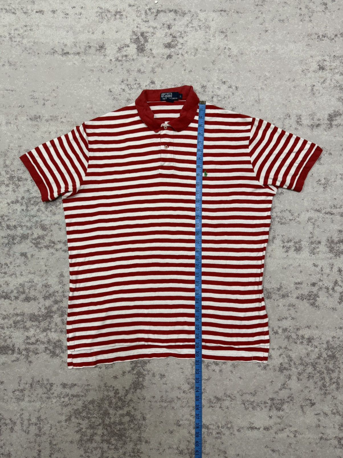 Polo Ralph Lauren Polo by Ralph Lauren Strip Collar Polo Tshirt Size US XL / EU 56 / 4 - 15 Thumbnail