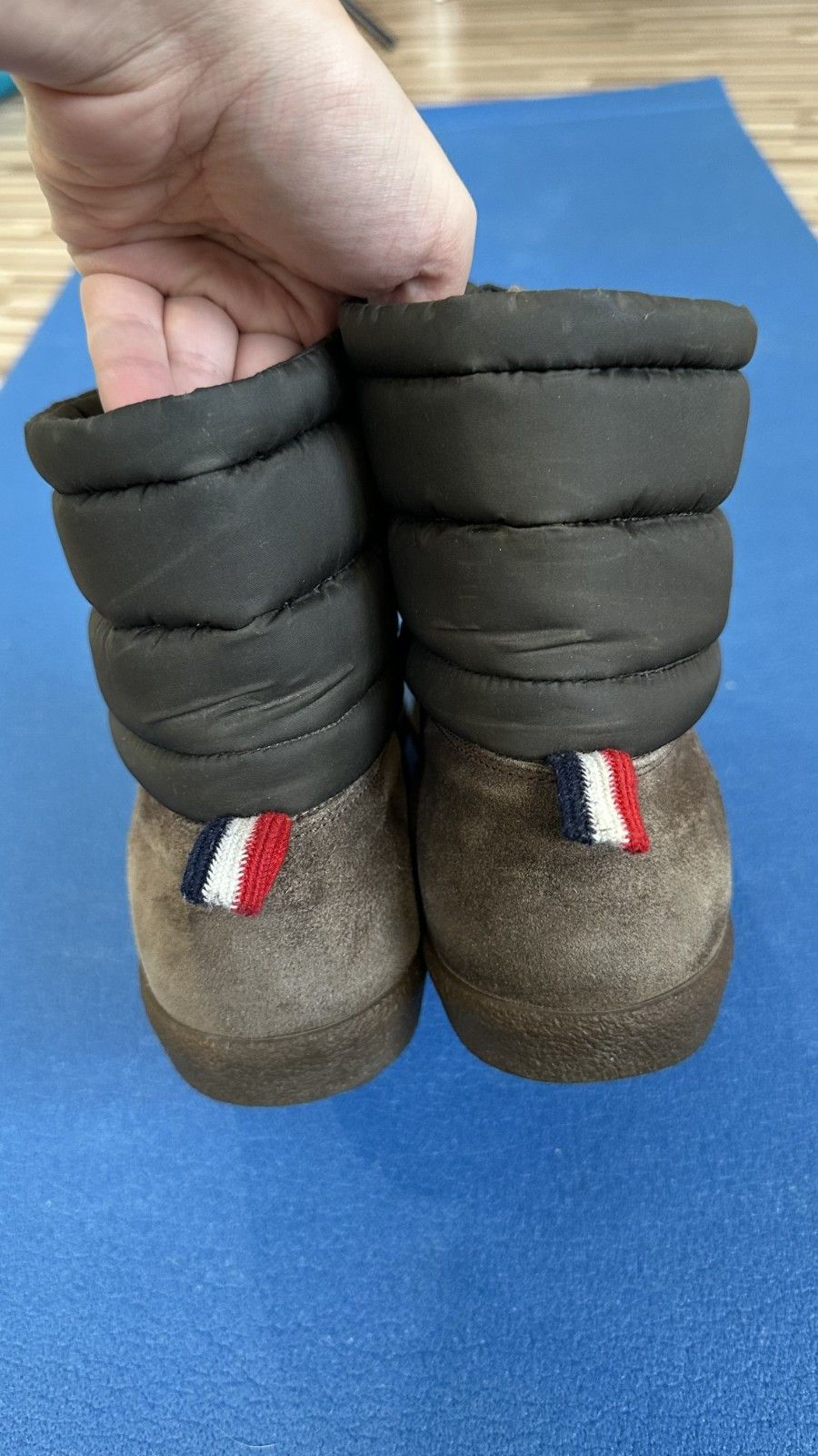 Moncler Moncler Men's Brown Hi Tops Suede Boot Size 41-42 8 US Size US 8.5 / EU 41-42 - 4 Thumbnail
