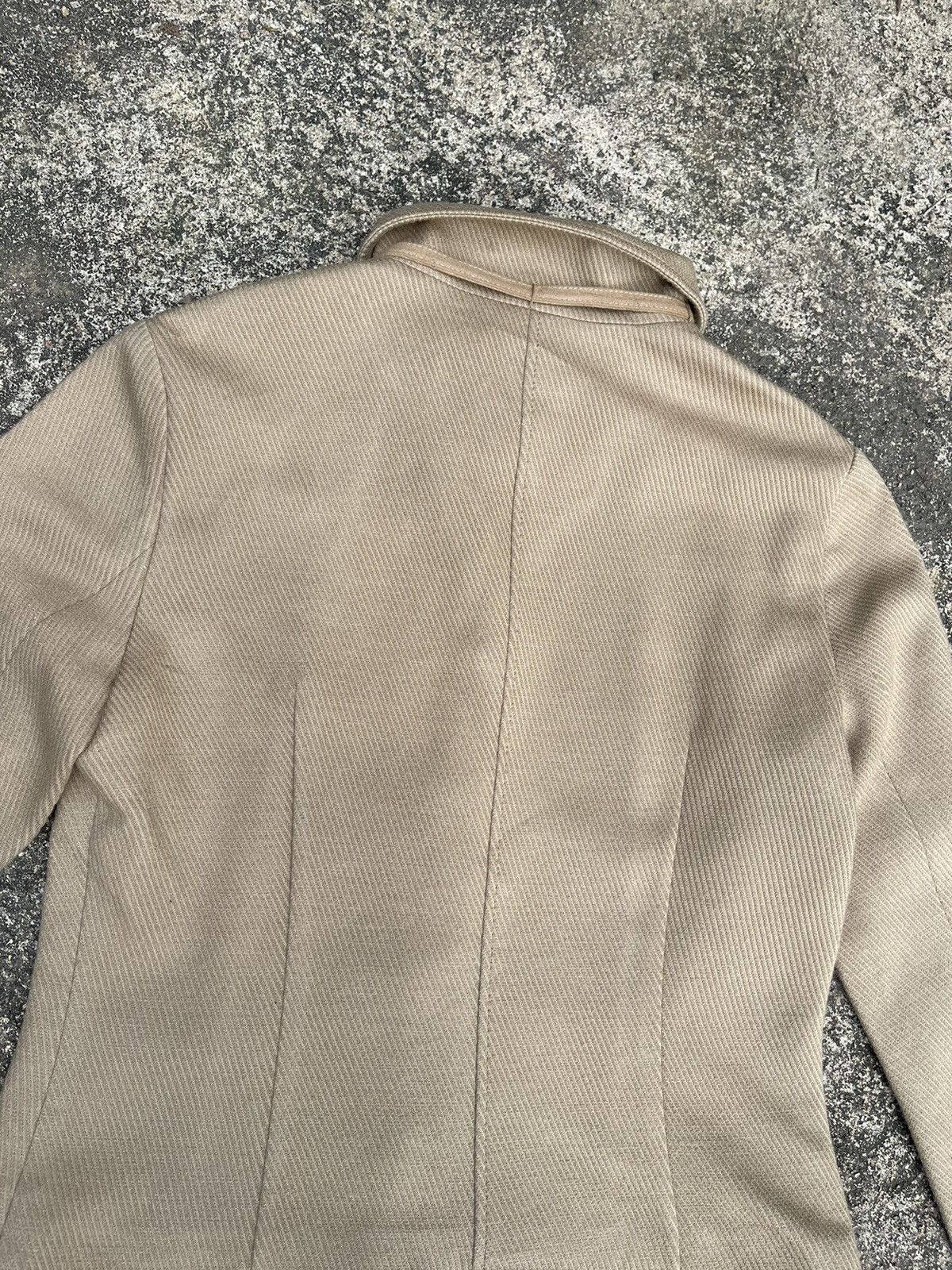 Designer Mico Coulier 2nd Nolley’s Beige Wool Jacket 38 Japan Size S / US 4 / IT 40 - 10 Thumbnail