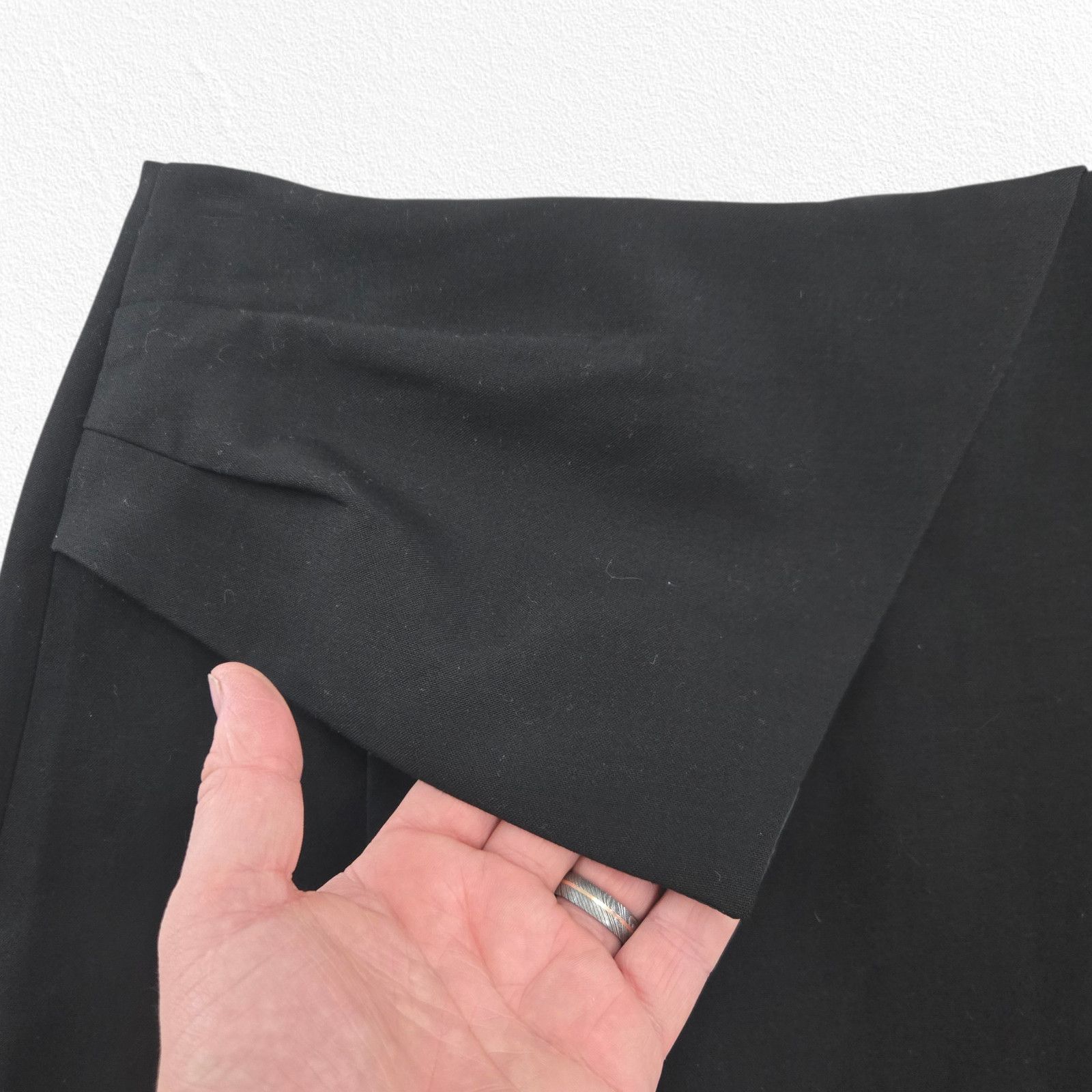 Zara Black High Waisted Basic Faux Wrap Skort Size XS Size 26" / US 2 / IT 38 - 5 Thumbnail