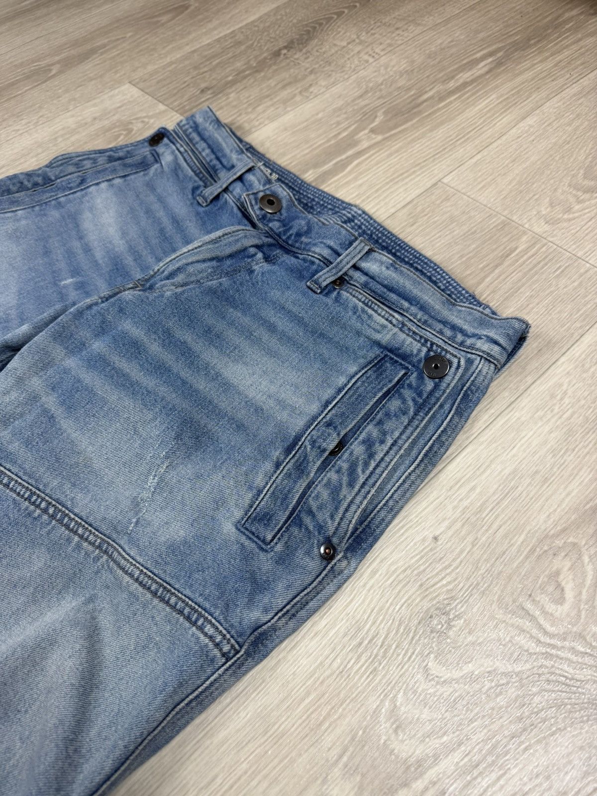 G-Star G Star Raw Jeans Diver 3D Slim Light Wash 32x30 Blue Size US 32 / EU 48 - 5 Thumbnail