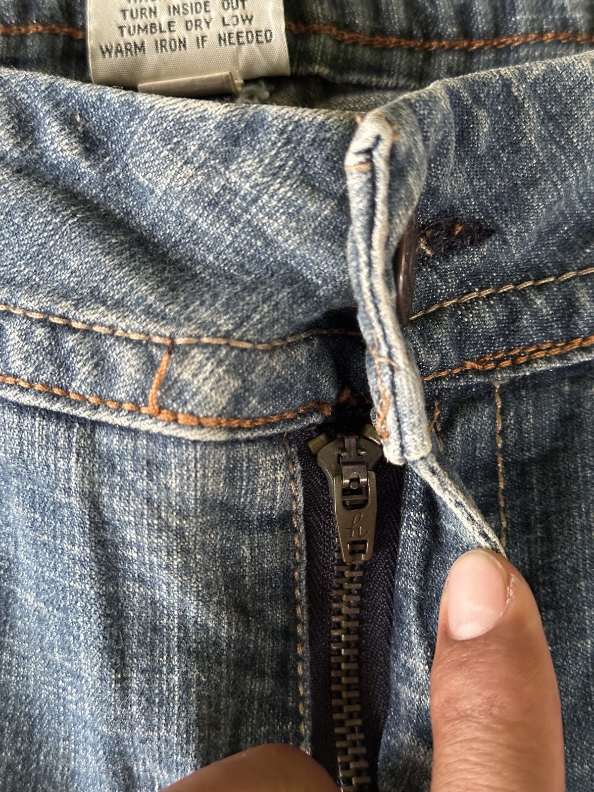 Kapital Flare 90s Style Hydraulic Denim 34x43 Size US 34 / EU 50 - 8 Thumbnail
