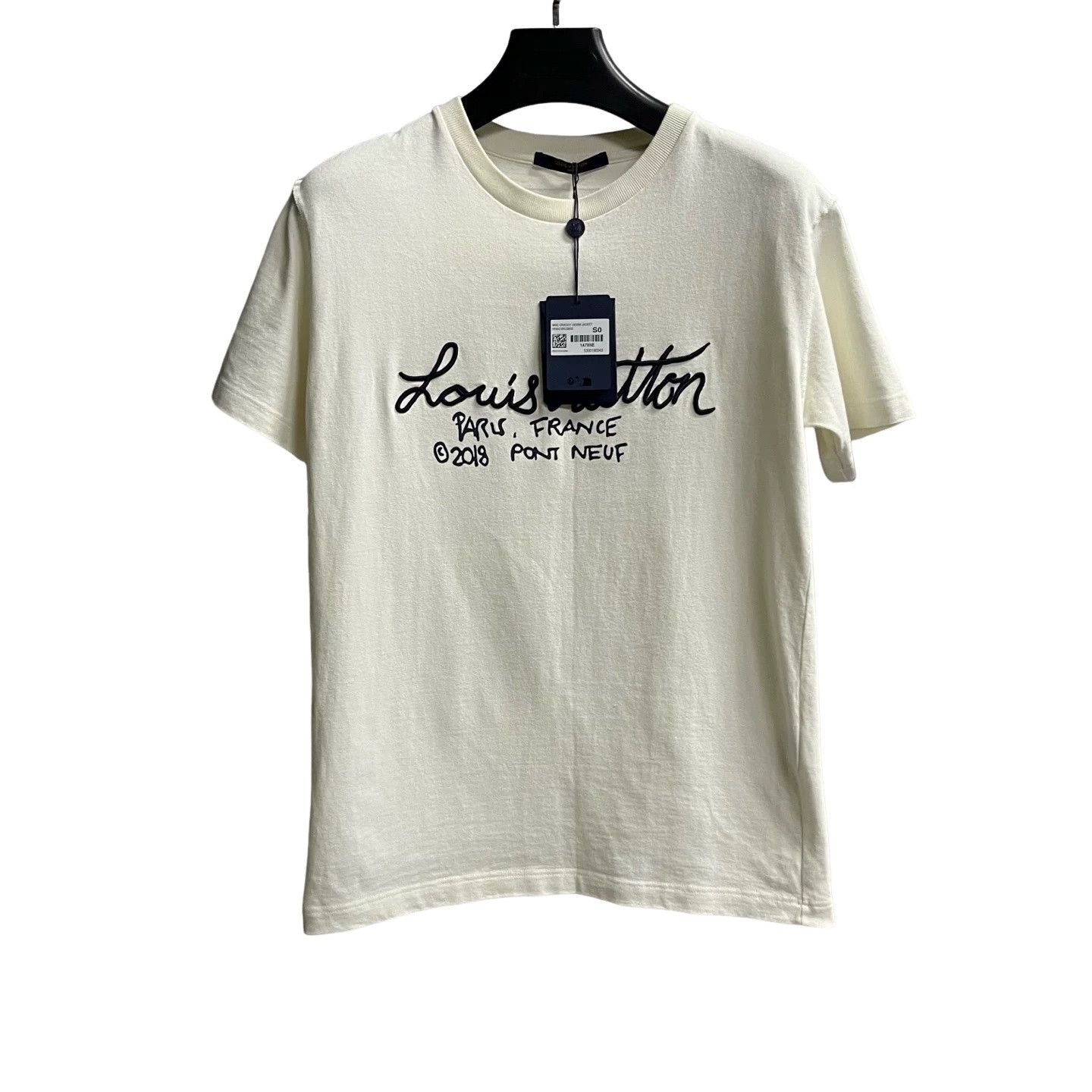 Louis Vuitton Louis Vuitton Embroidered Pont Neuf T-Shirt S Size US S / EU 44-46 / 1 - 1 Thumbnail
