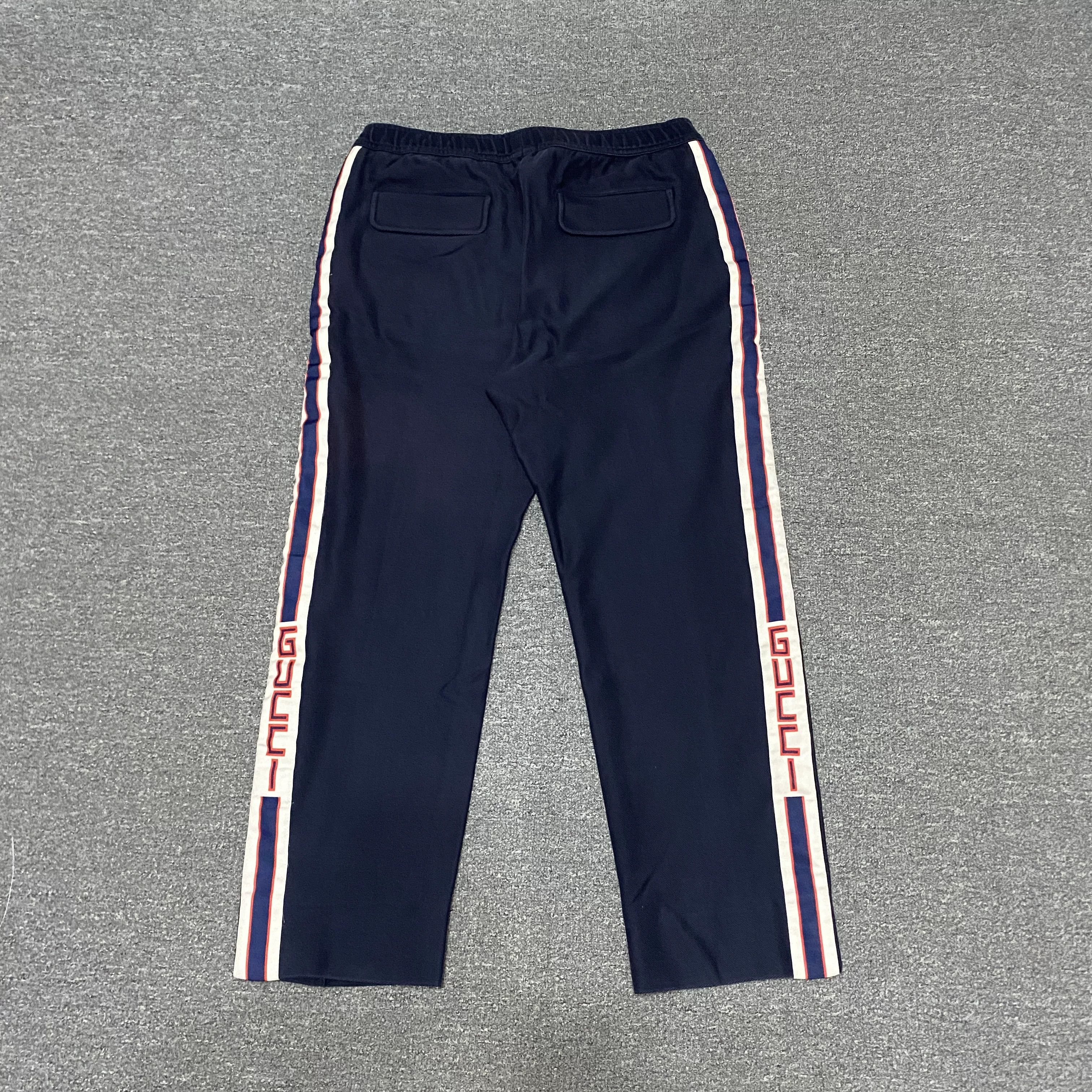 Gucci Gucci Striped Logo Casual Pants Size US 30 / EU 46 - 1 Thumbnail