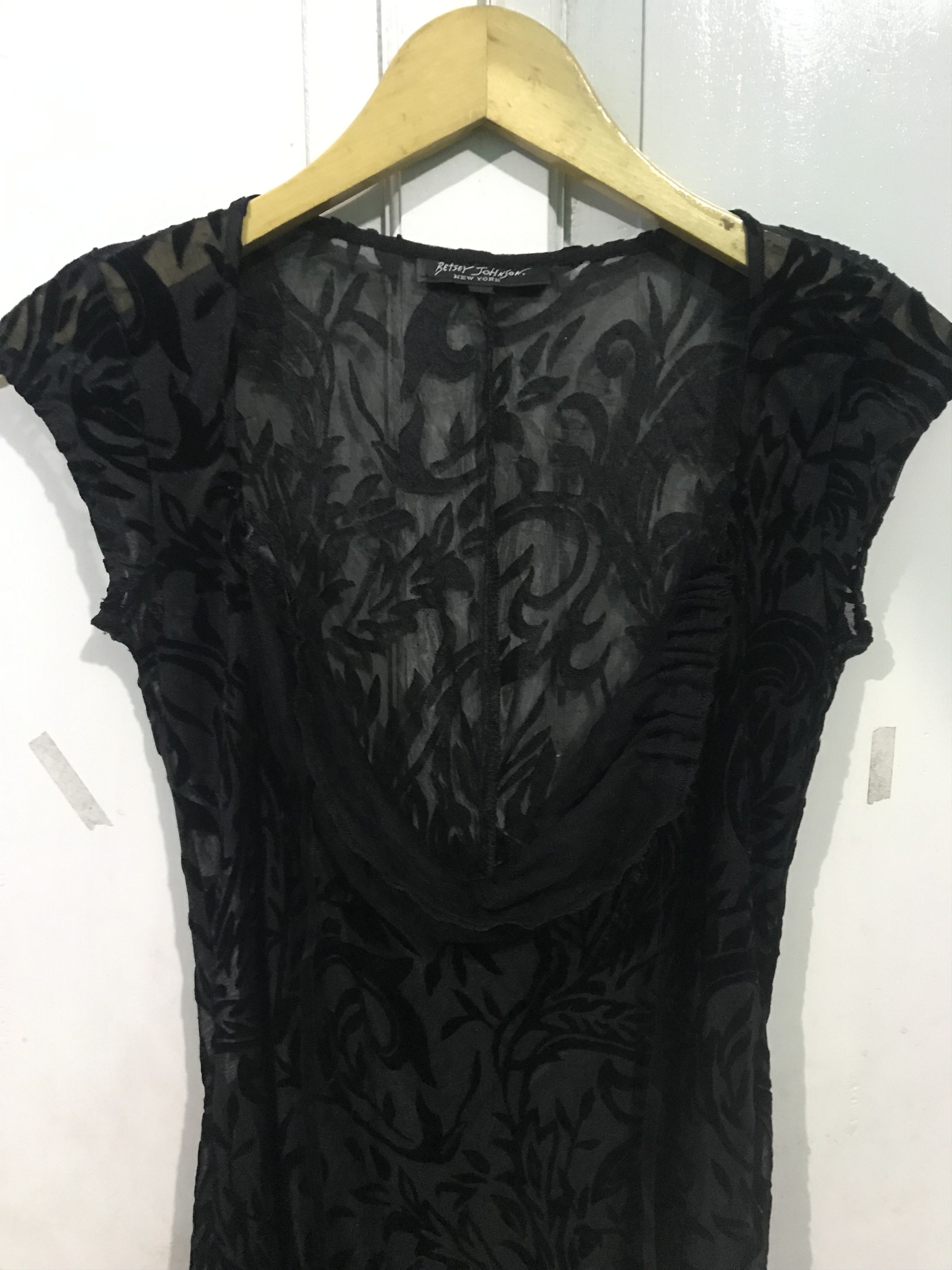 Betsey Johnson Betsey johnson black velvet patterned Size S / US 4 / IT 40 - 2 Thumbnail