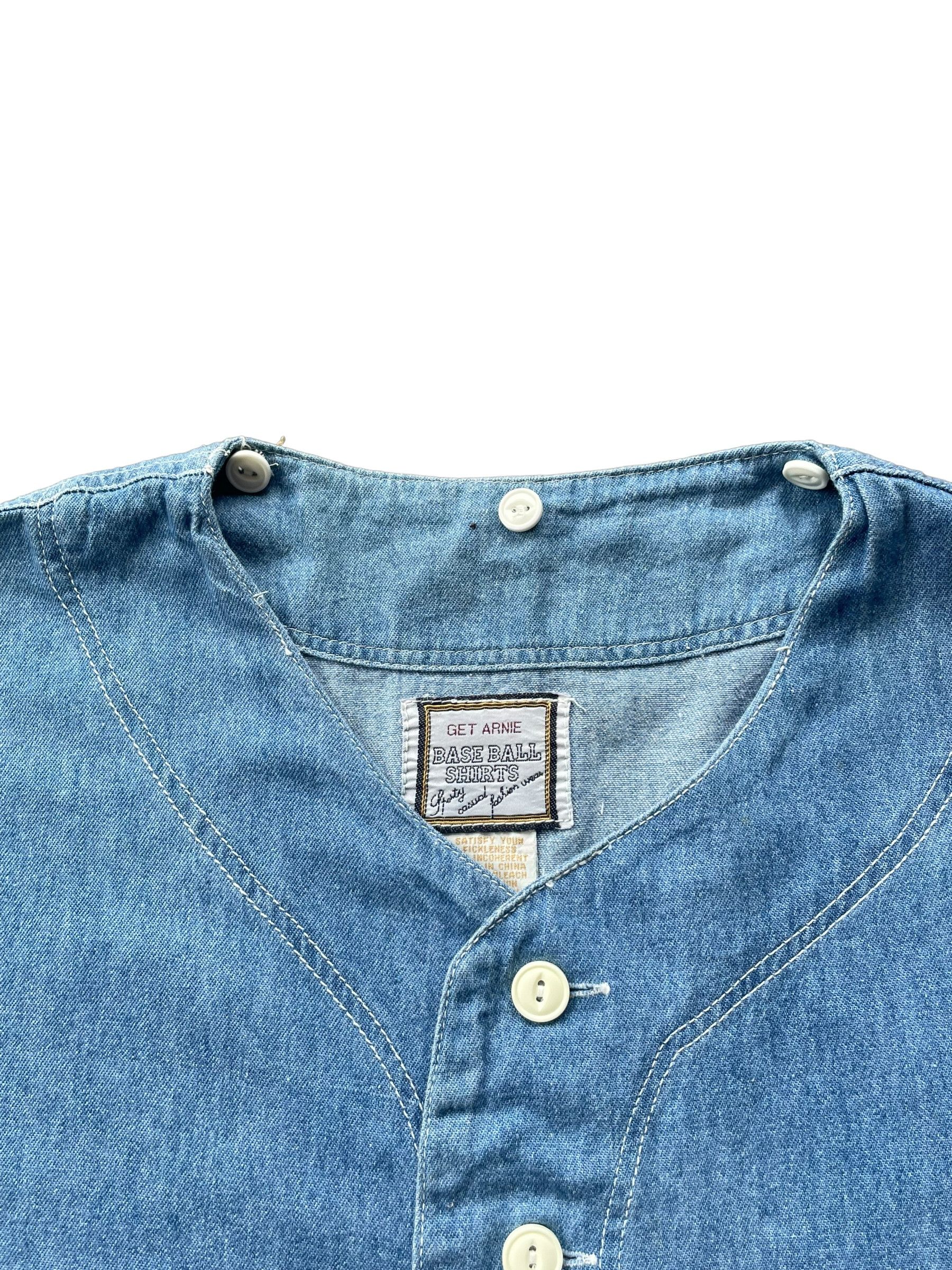 MLB Vintage MLB Brewer No 31 Denim Shirt Size US XL / EU 56 / 4 - 9 Thumbnail