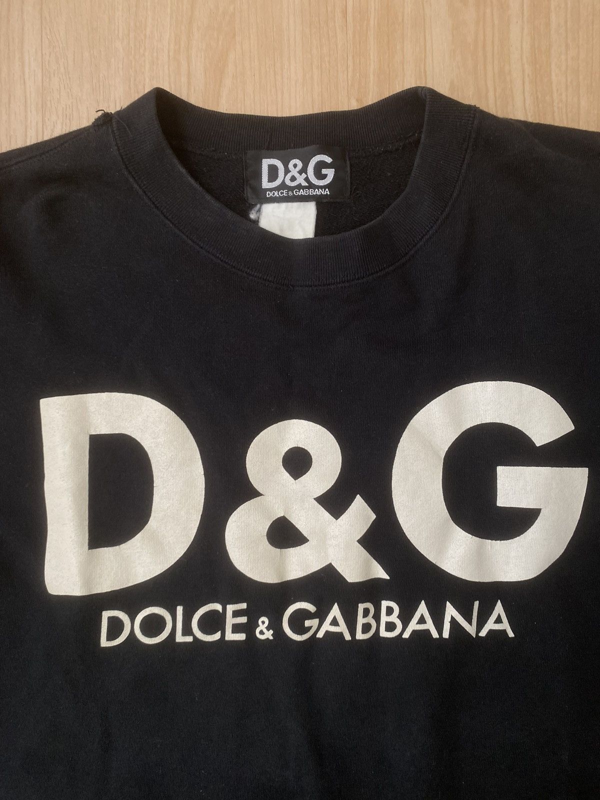 Dolce & Gabbana Vintage Dolce & Gabbana Spell Out Sweatshirt Size US L / EU 52-54 / 3 - 3 Thumbnail
