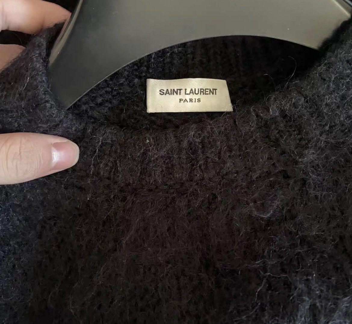 Saint Laurent Paris Saint Laurent Paris Black logo sweater Size US S / EU 44-46 / 1 - 4 Thumbnail