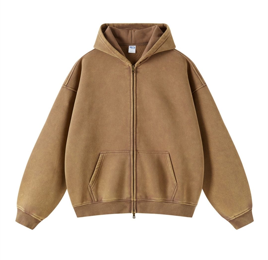 Japanese Brand × Vintage Sandy Batik Fleece Zippered Hoodie Size US M / EU 48-50 / 2 - 1 Thumbnail