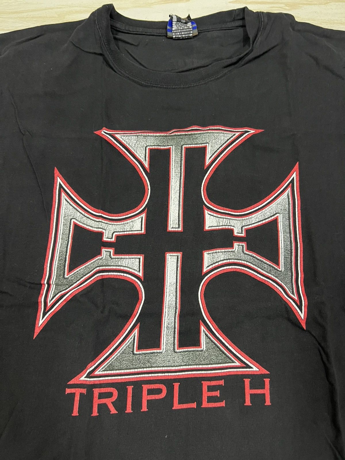 WWF 00s Triple H Wwf Vintage Singlet Size US L / EU 52-54 / 3 - 2 Thumbnail