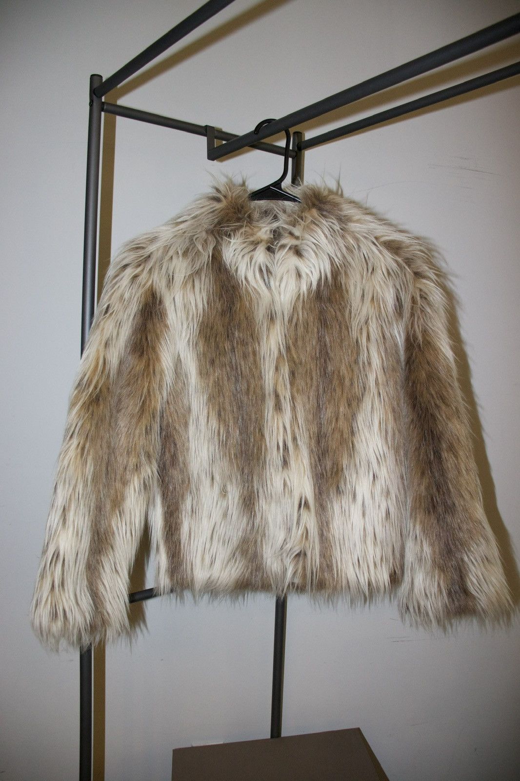Vintage FAUX FUR COAT Size XL / US 12-14 / IT 48-50 - 1 Thumbnail