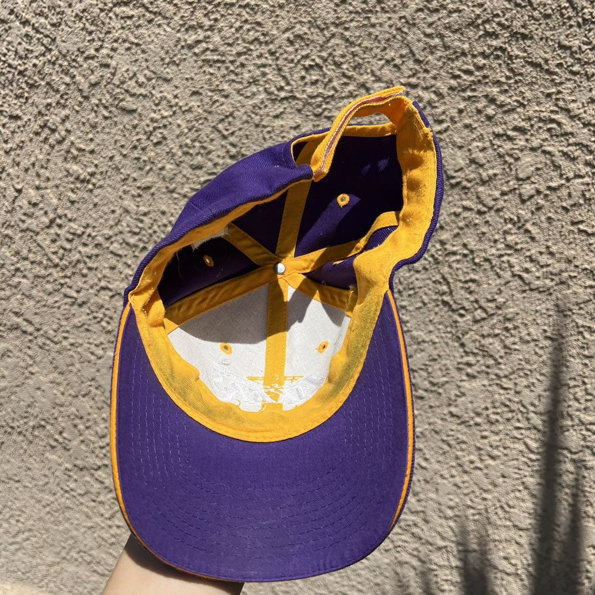 NBA × Vintage vintage los angeles lakers embroidered purple velcro hat Size ONE SIZE - 3 Thumbnail