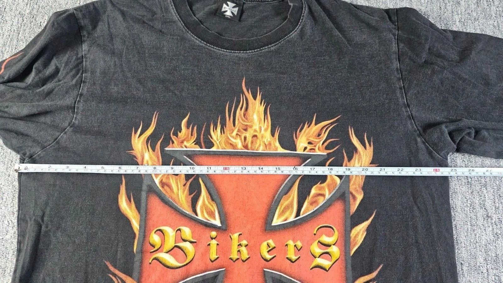 West Coast Choppers Vintage Y2K West Coast Choppers Bikers Shirt Faded Black XXL Size US XXL / EU 58 / 5 - 12 Thumbnail