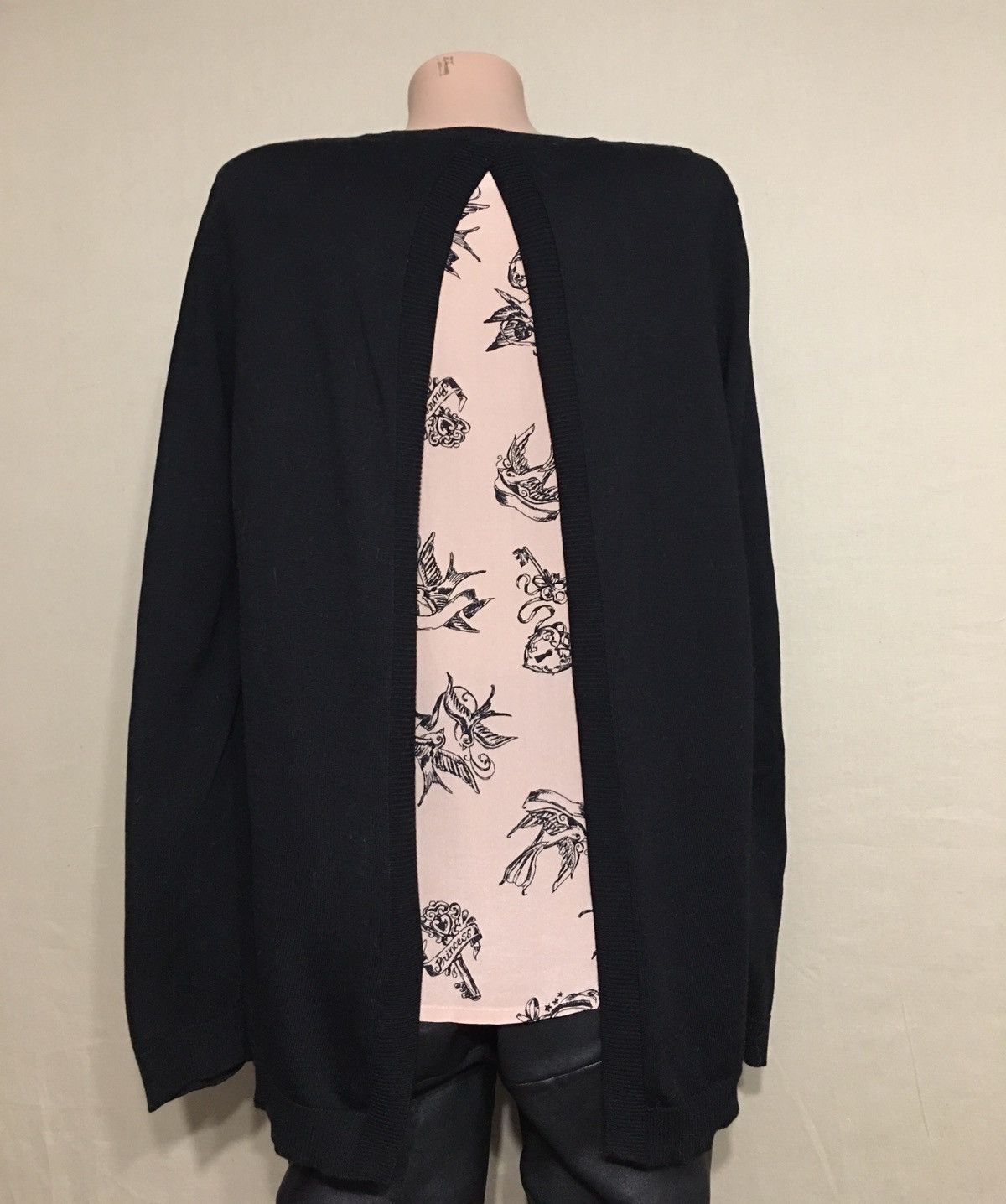 RED VALENTINO Cotton Silk Lovely Design Jumper Sweater S